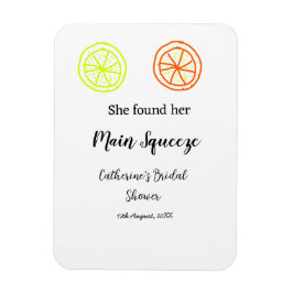 Imán Main Squeeze limón cítrico ducha de novia agregar 