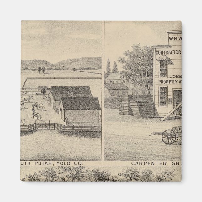 Imán Main St Woodland (Frente)