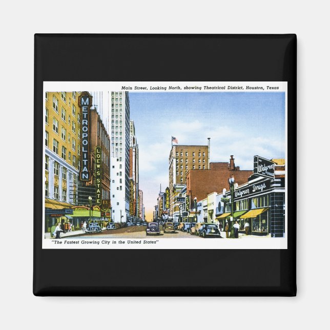 Imán Main Street, Houston, Texas (Frente)