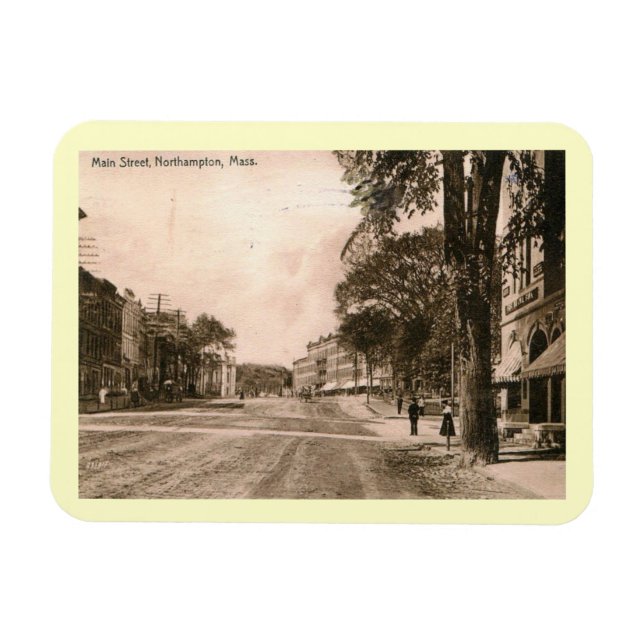 Imán Main Street, Northampton, Massachusetts Vintage (Horizontal)