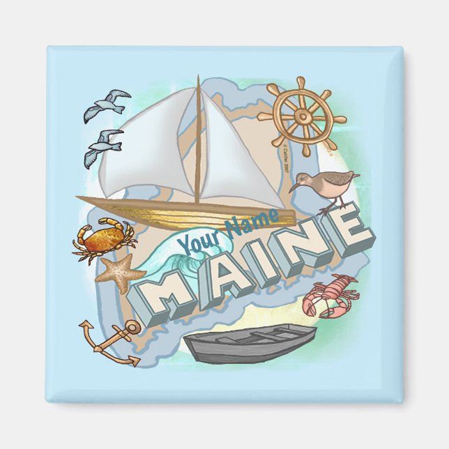 Imán Maine (Frente)