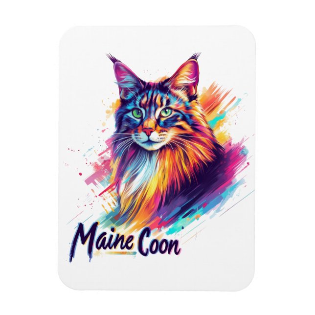 Imán Maine Coon (Vertical)