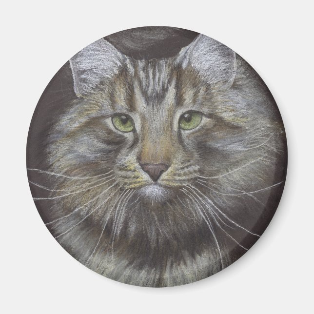 Imán Maine Coon Cat (Frente)