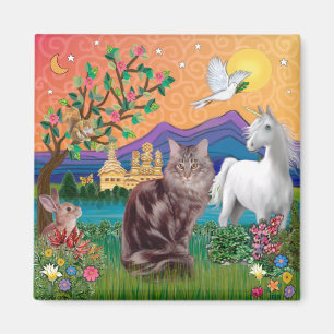 Imán Maine Coon Cat - Tierra de fantasía