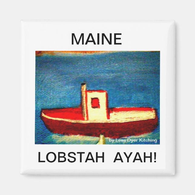 Imán Maine Lobstah (Frente)