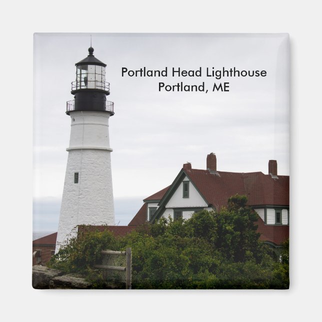 Imán Maine Portland Head Light House Personaliza (Frente)