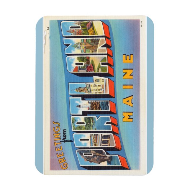 Imán Maine, Portland Magnet (Vertical)