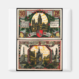 Imán Mainz 50 Pfg 1921