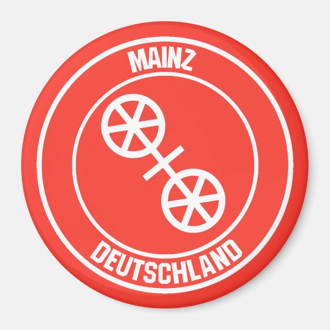 Imán Mainz Round Emblem (Frente)