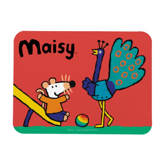 Imán Maisy en el patio de recreo con sus amigos (Horizontal)