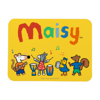 Imán Maisy y sus amigos juegan en la banda