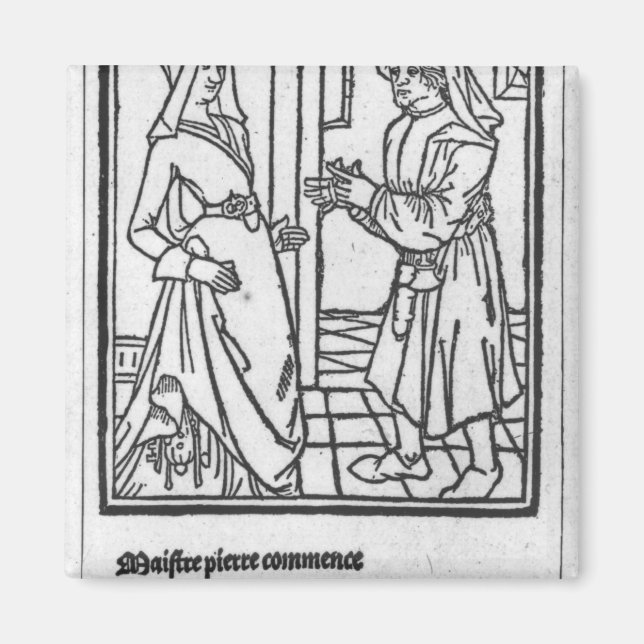 Imán Maitre Pathelin y Guillemette (Frente)