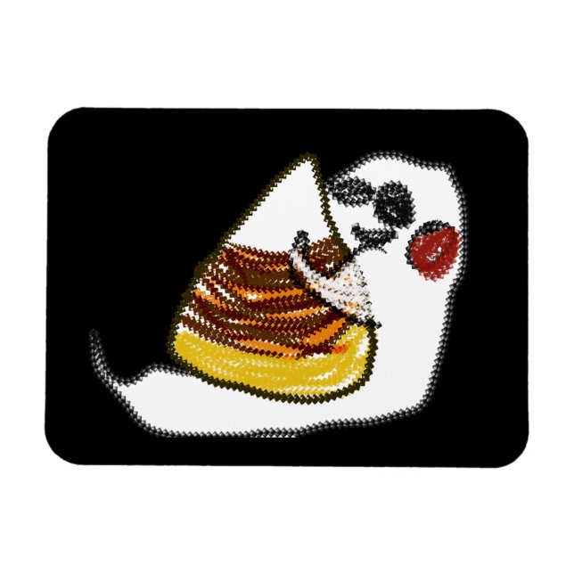 Imán Maíz fantasma y dulce (Horizontal)
