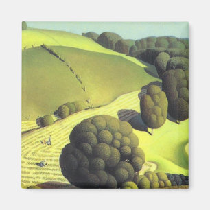 Imán Maíz joven - Grant Wood 1931