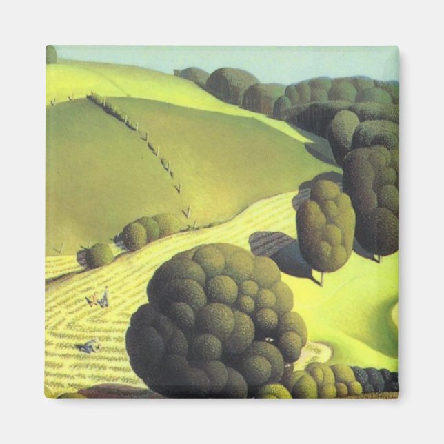 Imán Maíz joven - Grant Wood 1931 (Frente)