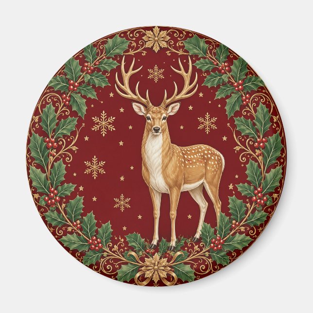 Imán Majestad del Invierno Carmesí (Frente)