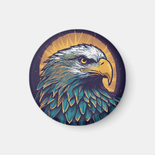 Imán Majestic Bald Eagle