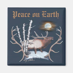 Imán Majestic Bull Elk