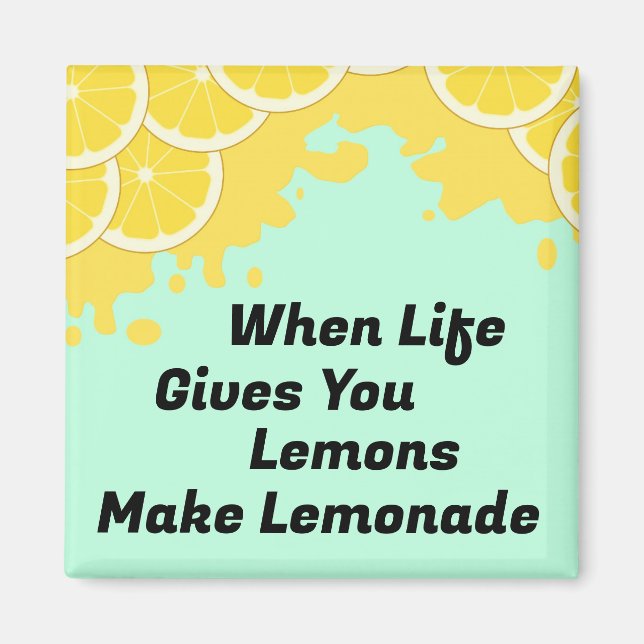 Imán Make Lemonade Magnet (Frente)
