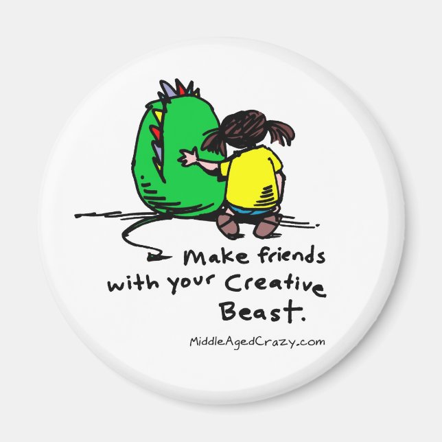 Imán makefriends (Frente)