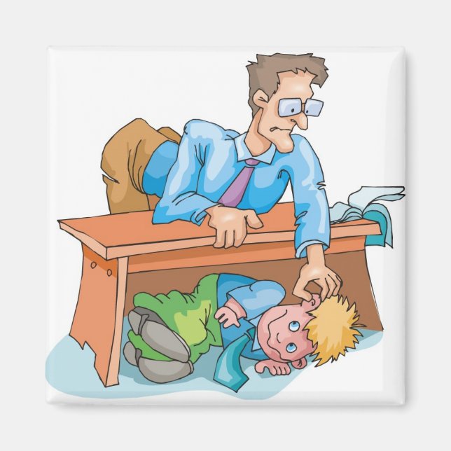 Imán Mal comportamiento en aula (Frente)