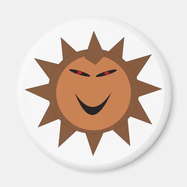 Imán Mal Hedgehog Kawaii Gótico Halloween Magnet (Frente)