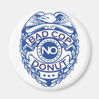 Imán Mal policía sin donar - Azul