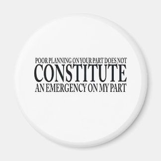 Imán Mala Planificación Por Su Parte