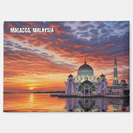Imán Malacca Straits Mosque Malaysia Postcard