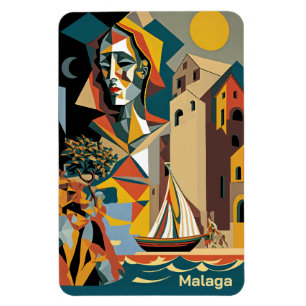 Imán Málaga cubista