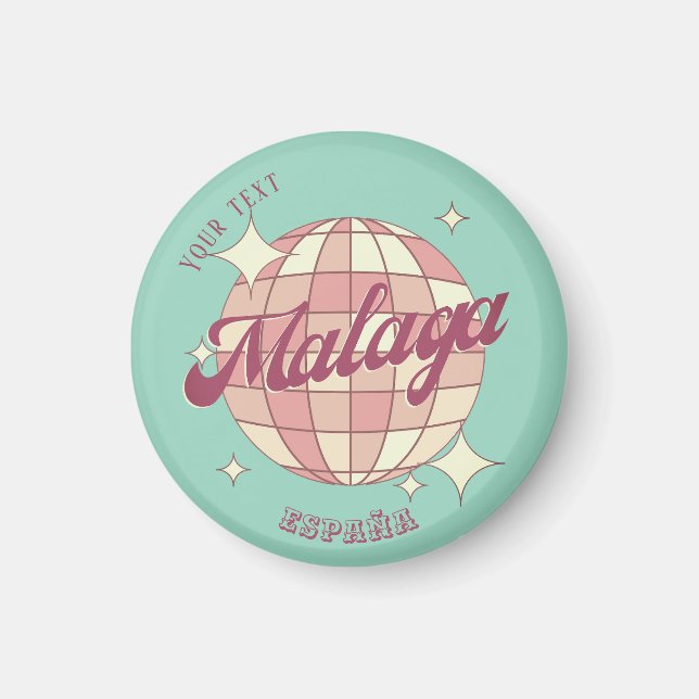 Imán Málaga Malaga Regalo de españa de España (Frente)