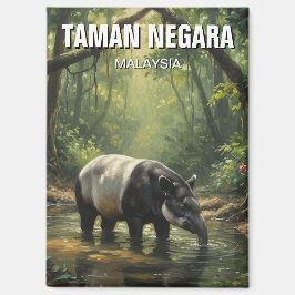 Imán Malasia Taman Negara Malayan Tapir