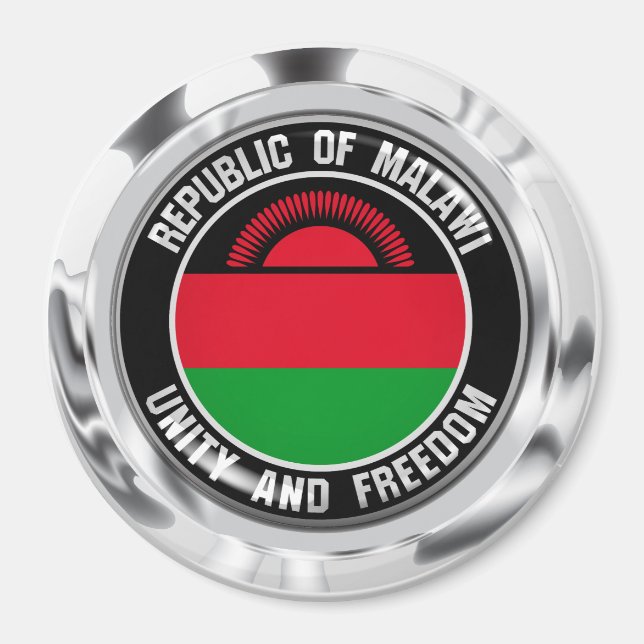 Imán Malawi Round Emblem (Frente)