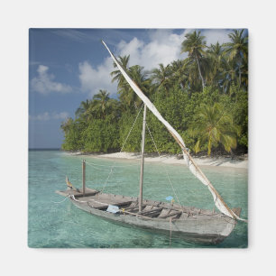 Imán Maldivas, atolón de machos del norte, isla de Kud