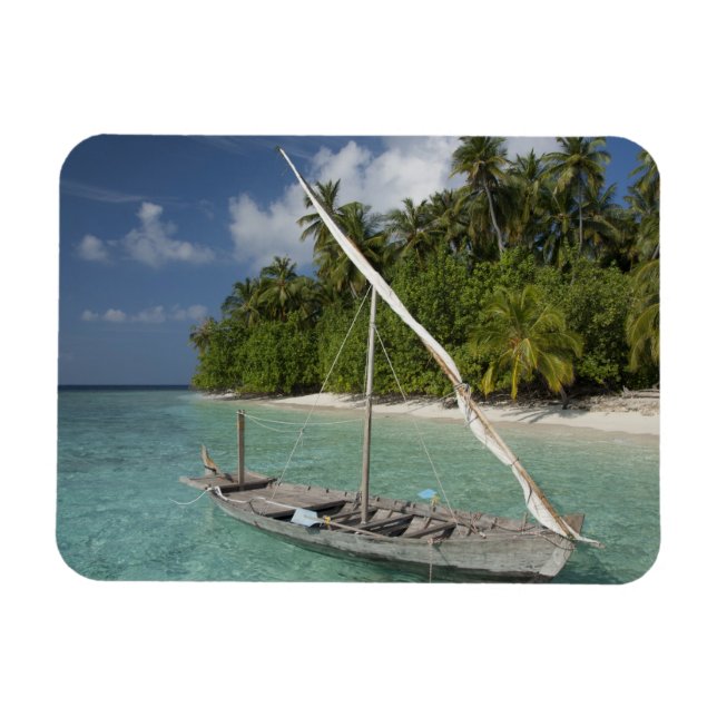 Imán Maldivas, atolón de machos del norte, isla de Kuda (Horizontal)