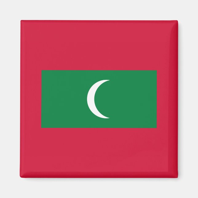 Imán Maldivas - Bandera nacional de Maldivas (Frente)