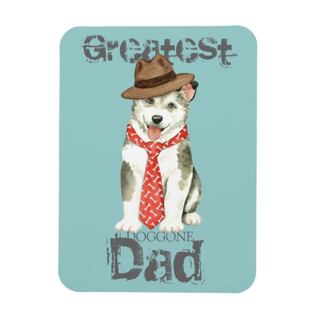 Imán Malemute Dad (Vertical)