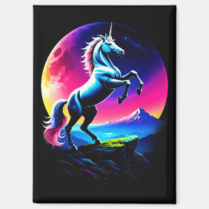 Imán Maleza de Unicornio Colorido Fantástico