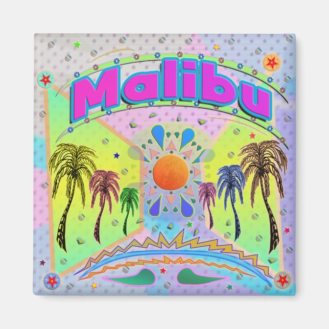Imán Malibu Calm Desire Magnet (Frente)