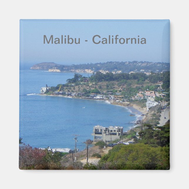 Imán ¡Malibu Coast Magnet! (Frente)