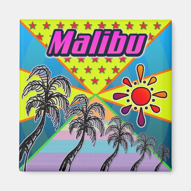 Imán Malibu Freedom Magnet (Frente)