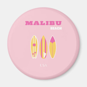 Imán Malibu, Playa Malibu, Preppy, Rosa