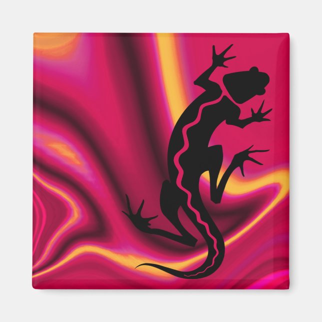 Imán "Malibu Salamander" de Cheryl Daniels (Frente)