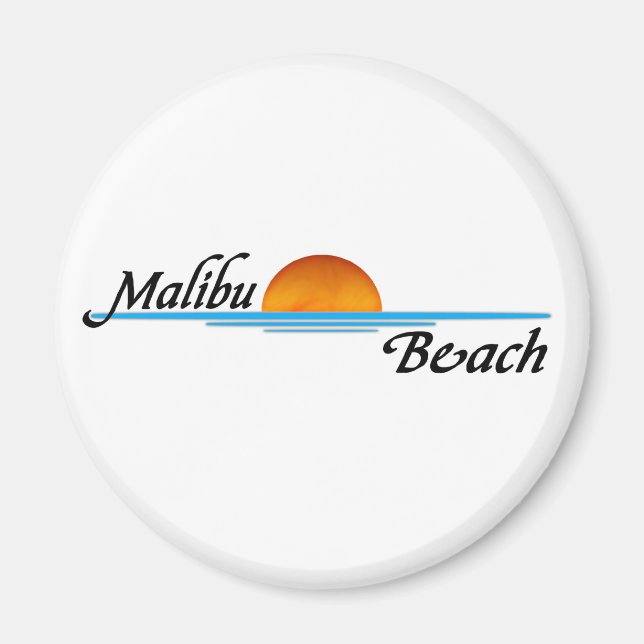 Imán Malibu Sunset (Frente)