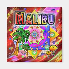 Imán Malibu Tropical Friends Magnet
