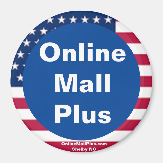 Imán Mall Online Plus Patriotic Magnet (Frente)