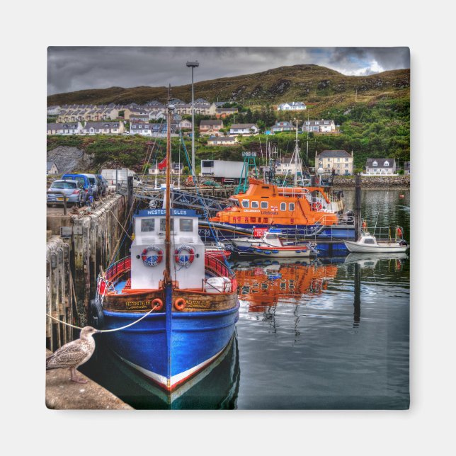 Imán Mallaig, Scotland Magnet (Frente)
