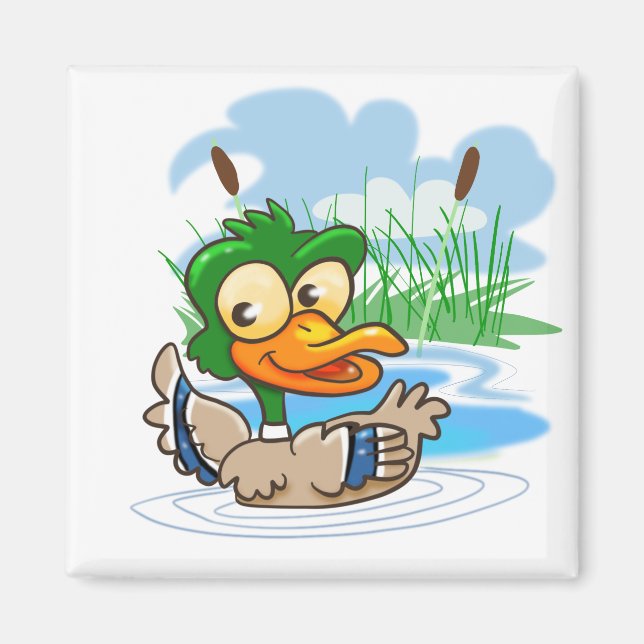 Imán Mallard Duck (Frente)