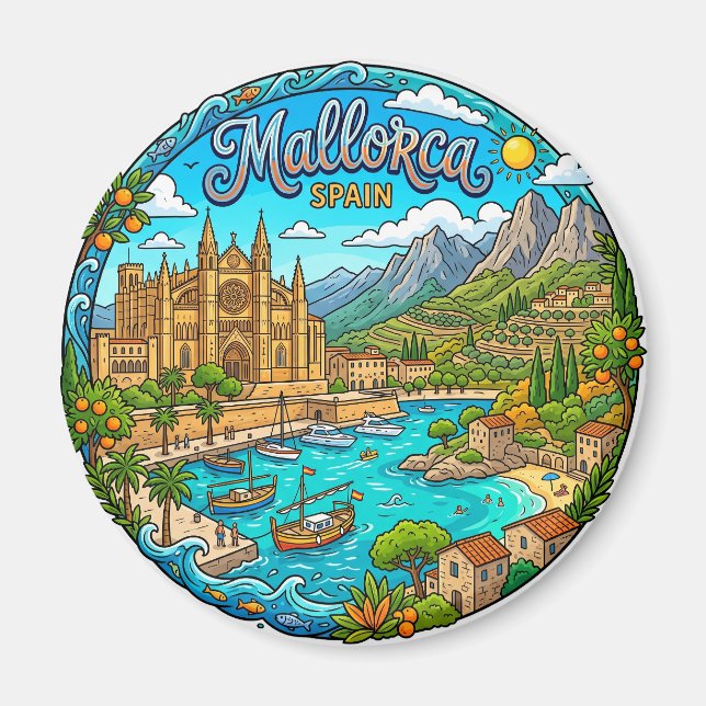 Imán Mallorca España (Frente)