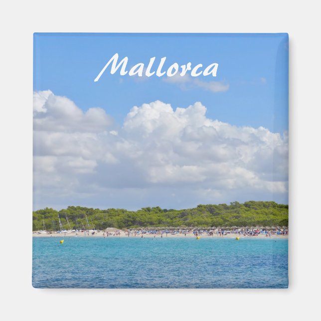 Imán Mallorca Playa Es Trenc Travel Souvenir (Frente)